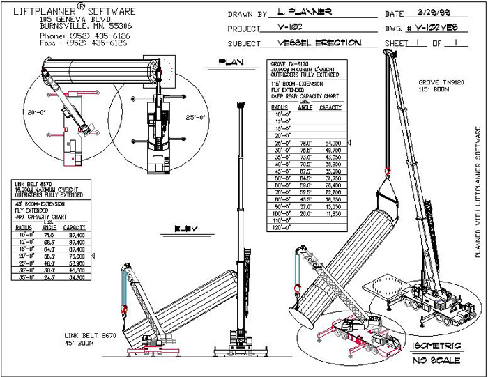 Free Crane Lift Plan Template